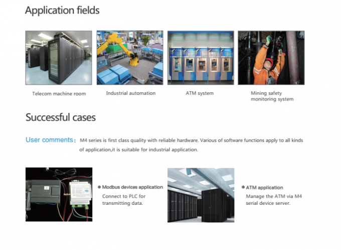 PUSR USR- N510 Industrial Modbus Gateway Serial RS232 RS485 RS422 sang chuyển đổi Ethernet với lệnh AT 8