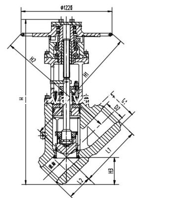 Giá tốt. Crom niken thép điện Van Actuator, dừng chân giá trị J65Y-32 DN300 DN350 trực tuyến