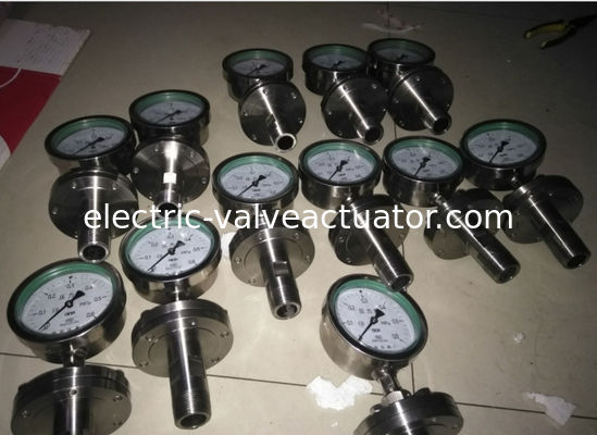 Giá tốt. Máy đo áp suất màng chống ăn mòn bằng thép không rỉ loại YTP-100F trực tuyến