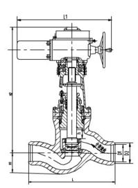 Giá tốt. Xám Cast Iron điện Van Thiết bị truyền động, Kiểm tra Giá trị J61Y-32 trực tuyến