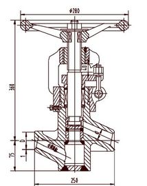 Giá tốt. Carbon thép điện Van Thiết bị truyền động, Globe Van J61Y DN40 ~ DN50 trực tuyến