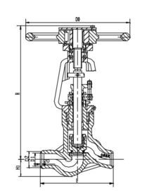 Giá tốt. Xám Cast Iron điện Van Thiết bị truyền động, Stop Value J61Y-PW 5417V trực tuyến