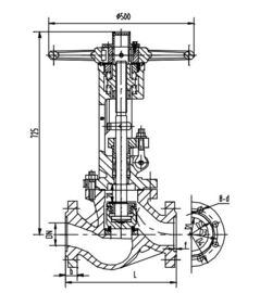 Giá tốt. Chromium Molypden hợp kim thép điện Van Thiết bị truyền động, Kiểm tra Giá trị J41Y DN80 DN100 trực tuyến