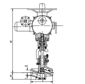 Giá tốt. Die Integral Giả mạo Trạm Điện Valve, Electric Actuator J961Y DN40 DN50 trực tuyến