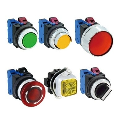 Giá tốt. Chiều kính Φ30 Đánh giá bảo vệ IP65 Các thành phần điều khiển dòng TWN với các dây liên lạc bạc 10A trực tuyến