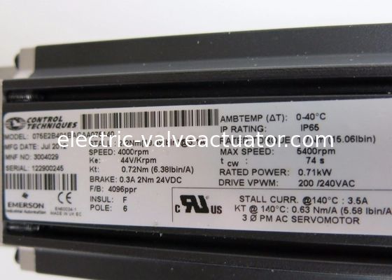 Giá tốt. 075E2B401BACAA075140 Servo Motor FM 75 MM Frame Size 220 VAC Standard Peak Torque trực tuyến