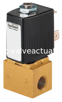 Giá tốt. Van điện từ 3 cổng nhỏ gọn Bürkert Type 6012 dành cho các ứng dụng chuyển hướng trực tuyến