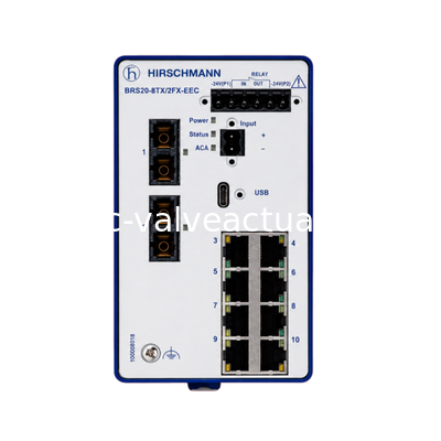 Giá tốt. Hirschmann BRS20-8TX/2FX-EEC Quá trình chuyển đổi Ethernet công nghiệp quản lý 8TX + 2FX Fiber trực tuyến