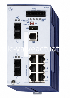Giá tốt. Hirschmann RS20-0800S2S2SDAEHC Bộ chuyển mạch được quản lý công nghiệp chắc chắn với đường lên cáp quang cho mạng tự động hóa trực tuyến