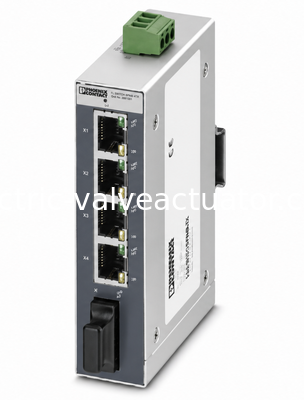 Giá tốt. Phoenix Contact FL SWITCH SFNB 4TX/FX 2891027 Bộ chuyển đổi công nghiệp đồng và sợi lai cho mạng tự động hóa trực tuyến