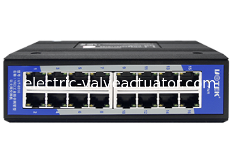 Giá tốt. UOTEKUT-6516 Bộ chuyển mạch Ethernet công nghiệp 16 cổng không được quản lý Bộ chuyển mạch mạng nhiệt độ rộng DIN-Rail 10/100M trực tuyến