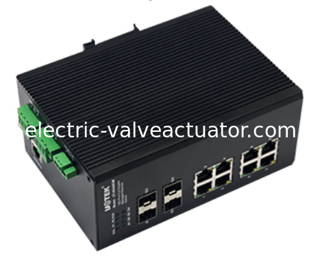 Giá tốt. UOTEK UT-66408GM 8GE+4G Bộ chuyển mạch Ethernet công nghiệp được quản lý Full Gigabit L2 Bộ chuyển mạch quản lý mạng L2 trực tuyến