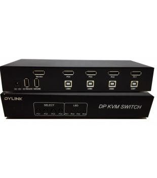 Giá tốt. B Nữ 3840x2160 Bộ chuyển mạch USB KVM SW1401DP 4 cổng trực tuyến