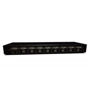 Giá tốt. Bộ chuyển mạch KVM DVI 8 cổng cái SW1801D Bộ chuyển mạch KVM giá đỡ trực tuyến