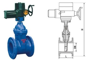 Giá tốt. RVEX điện đàn hồi ngồi điện cổng trạm van gang xám 50 - 400mm trực tuyến