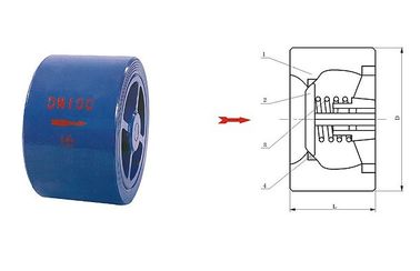 Giá tốt. CVWR đúc đồng wafer im lặng ngành kiểm 100mm van nhà máy điện hệ thống trực tuyến