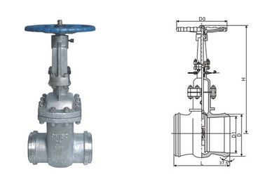 Giá tốt. DS / Z64H đường ống Thép đúc nước cửa van đóng dấu của mặt bích và hàn trực tuyến