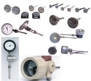 Giá tốt. Waterproof lưỡng kim nhiệt kế / nhiệt kế công nghiệp dầu khí, hóa chất, máy móc thiết bị trực tuyến